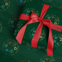 Earth Day Environment Wrapping Paper Roll Save Bees Rescue Animals Recycle Plastic