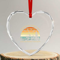 Earth Day Everyday Heart Crystal Glass Ornament Save And Protect Our Earth