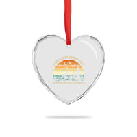 Earth Day Everyday Heart Crystal Glass Ornament Save And Protect Our Earth
