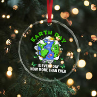 Earth Day Is Every Day Crystal Glass Ornament Now More Than Ever - Wonder Print Shop