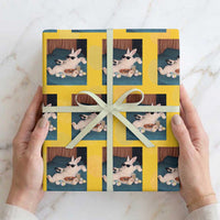 Easter Bunny Iced Coffee Wrapping Paper Roll Funny Animal Meme