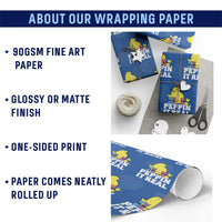 Easter Bunny Wrapping Paper Roll Peepin It Real Rabbit Candy Easter