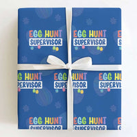 Easter Egg Hunt Supervisor Wrapping Paper Roll Funny Mom Dad