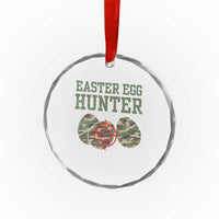 Easter Egg Hunter Crystal Glass Ornament Camo Funny Hunting - Wonder Print Shop