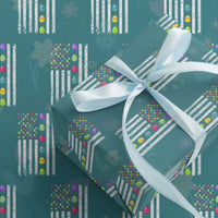 Easter Eggs American Flag Patriotic Wrapping Paper Roll Happy Easter Day