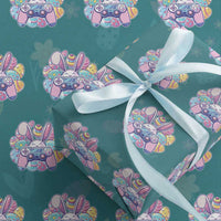 Easter Video Game Wrapping Paper Roll Cute Bunny Eggs Gaming Gamer