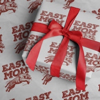 Easy Tiger Mom Wrapping Paper Roll Vintage Boho Distressed Aesthetic Mother's Day Gifts