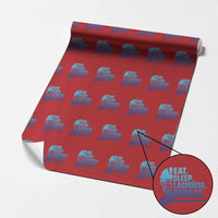 Eat Sleep Lacrosse Repeat Wrapping Paper Roll Funny Lax Lover Player - Wonder Print Shop