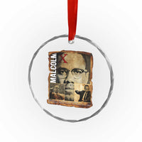Education Is The Passport To The Future Crystal Glass Ornament Malcolm X Quote - Wonder Print Shop
