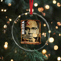 Education Is The Passport To The Future Crystal Glass Ornament Malcolm X Quote - Wonder Print Shop