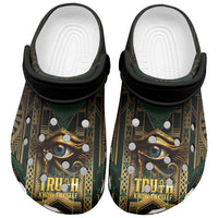 Egypt Eye of Horus Clogs Shoes Truth Know Thyself - Wonder Print Shop