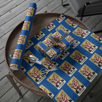 El Pendejo Clown Portrait Satire Wrapping Paper Roll Bold Political Humor Vintage Caricature