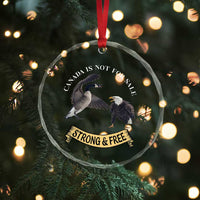 Elbows Up Crystal Glass Ornament Canada Is Not For Sale Goose Vs Eagle TS02