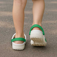 Emilia-Romagna Italy Clogs Shoes Flag Color Inspiration - Wonder Print Shop