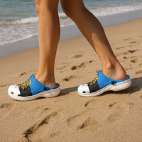 Estonia Clogs Shoes Flag Color Inspiration - Wonder Print Shop