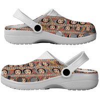 Ethiopia Angels Tilet Clogs Shoes Ethiopian Cross - Wonder Print Shop