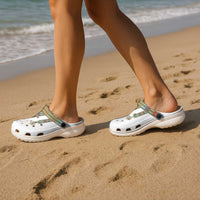 Ethiopian Traditional Habesha Costume Clogs Shoes Cross With Tilet Pattern - Wonder Print Shop