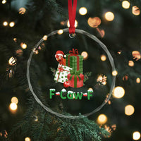 F Caw F Chicken Crystal Glass Ornament Funny Farm Life Holiday Gift TS12