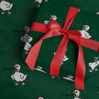 F Caw F Grumpy Goose Wrapping Paper Roll Funny Attitude Meme Gift - Wonder Print Shop