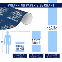 Family Matching Christmas Wrapping Paper Roll Most Likely To Start All The Shenanigans - Wonder Print Shop
