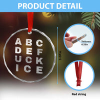 Fck Ice Crystal Glass Ornament Chinga La Migra Subtle FDT