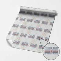 Fck Ice No Human Is Illegal Wrapping Paper Roll Political Protest Immigration Activist