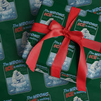 Fck Ice Wrapping Paper Roll The Wrong Ice Is Melting Polar Bear Social Justice