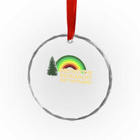 Feminist Crystal Glass Ornament Destroy The Patriarchy Not The Planet Feminism TS02