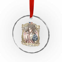 Feminist Medusa Girls Will Be Girls Crystal Glass Ornament USA 250 Anniversary Gift