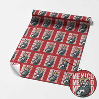 Fierce Mexico Jaguar Soccer Pride Fan Gift Wrapping Paper Roll