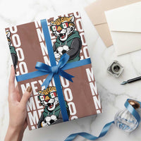 Fierce Mexico Jaguar Soccer Pride Fan Gift Wrapping Paper Roll