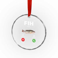 Fih Calling Remind me Message Decline Accept Crystal Glass Ornament Phone Call Fish - Wonder Print Shop