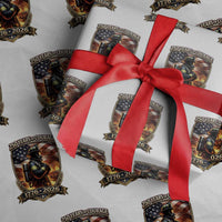 Firefighter USA 250th Anniversary Gift Wrapping Paper Roll 250 Years Of Courage