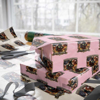 Firefighter USA 250th Anniversary Gift Wrapping Paper Roll 250 Years Of Courage