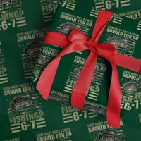 Fishing 67 Meme Wrapping Paper Roll How Many Days A Week Should You Go Fishing Camo Flag