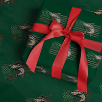 Fishing Camouflage US Flag Wrapping Paper Roll Swordfish Fish Fisherman Camo - Wonder Print Shop