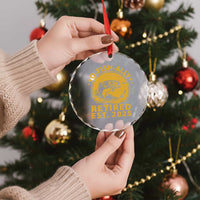 Fishing Retirement Crystal Glass Ornament O-Fish-Ally Retired 2025 For Fisherman - Wonder Print Shop