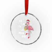 Flamingo Crystal Glass Ornament Hawaii Christmas Xmas Lights Tree TS10