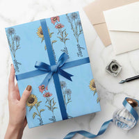 Floral FDT Foxtrot Delta Tango Wrapping Paper Roll Funny Offensive Retro - Wonder Print Shop