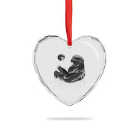Fly High Jackie Eagle Heart Crystal Glass Ornament Memorial Tribute Nature Supports California Wildlife