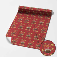 Football And Fall Yall Wrapping Paper Roll Fall Season American Football - Wonder Print Shop
