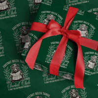 Foxtrot Delta Tango FDT Social Club Wrapping Paper Roll Only You Can Prevent Fascism Retro Bear - Wonder Print Shop