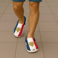 France Clogs Shoes Flag Color Inspiration - Wonder Print Shop