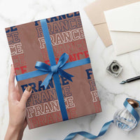 France Pride French Flag Patriotic Supporter Wrapping Paper Roll