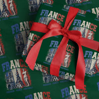 France Soccer Fan Passion Wrapping Paper Roll Fierté Football French Supporter Gift