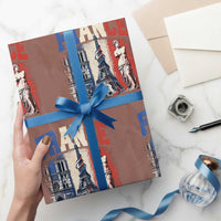 France Soccer Fan Passion Wrapping Paper Roll Fierté Football French Supporter Gift