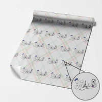 France Soccer Supporter Wrapping Paper Roll Game Day French Football Gift