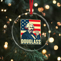 Frederick Douglass American Hero Crystal Glass Ornament Black History Month Gift - Wonder Print Shop