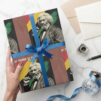 Frederick Douglass Struggle And Progress Wrapping Paper Roll Inspirational Black History - Wonder Print Shop