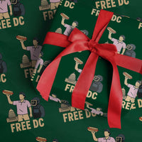 Free DC Sandwich Guy Wrapping Paper Roll Washington DC Pride Political Satire - Wonder Print Shop